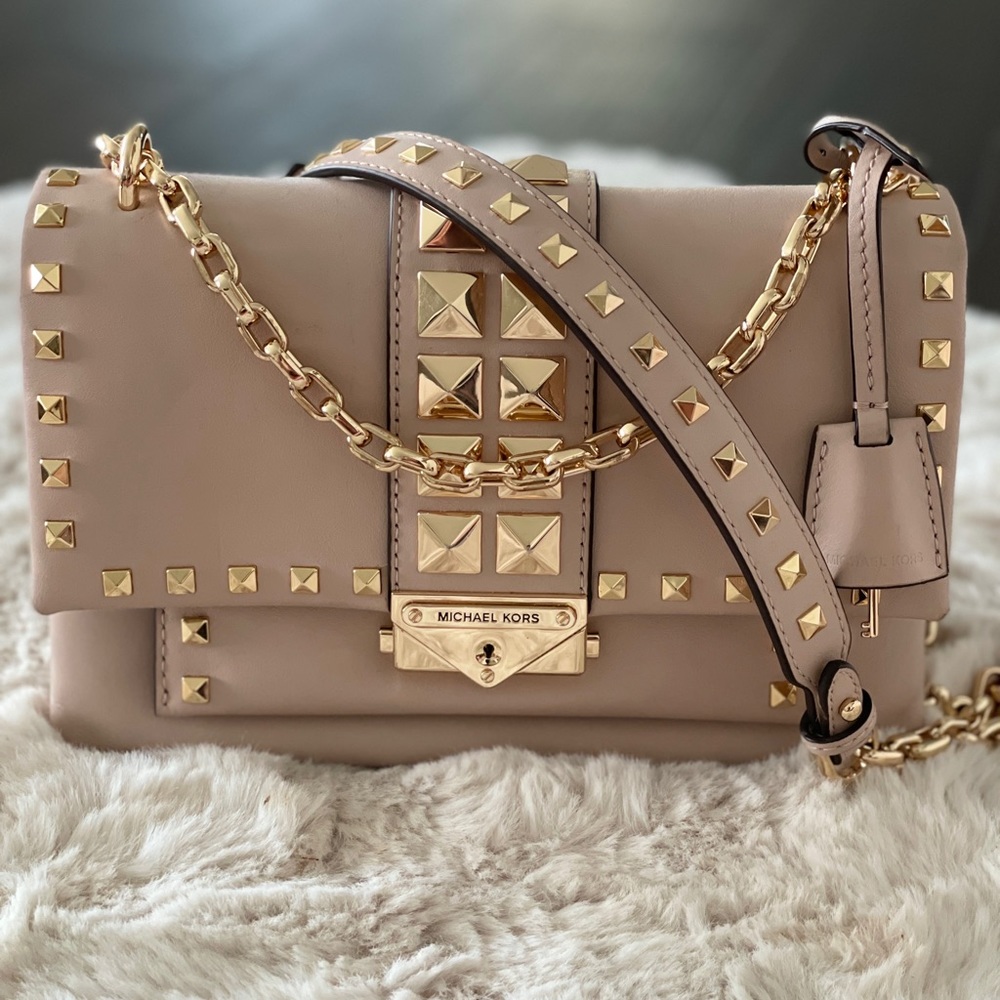Michael Kors Cece Studded Pink Bag